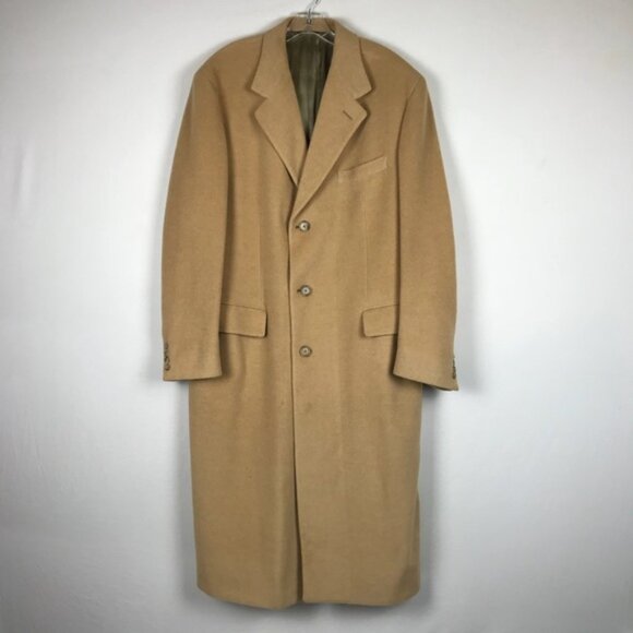 VINTAGE • 100% Camel Hair Top Coat - Picture 1 of 7